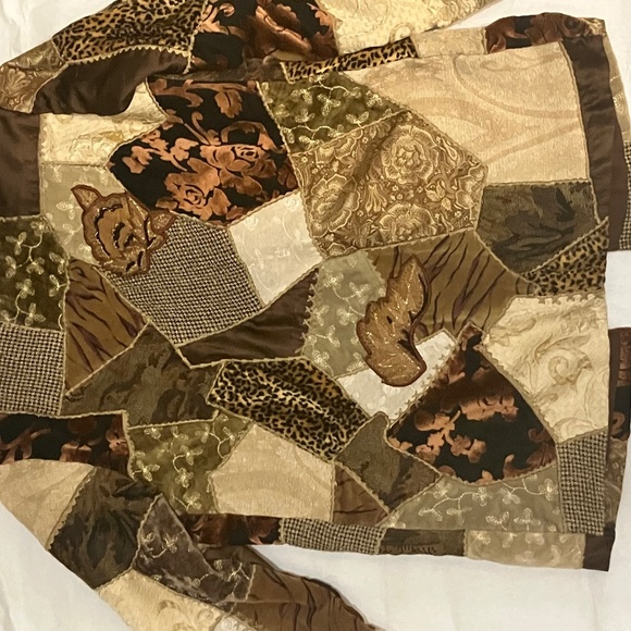 Indigo Moon Multi Print neutral patterned jacket - Picture 8 of 13